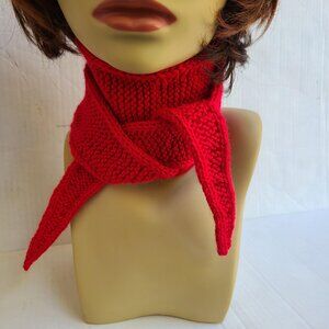 Neck scarf Sophie scarf, small scarf, spring/autumn scarf Knitted Handmade Scarf